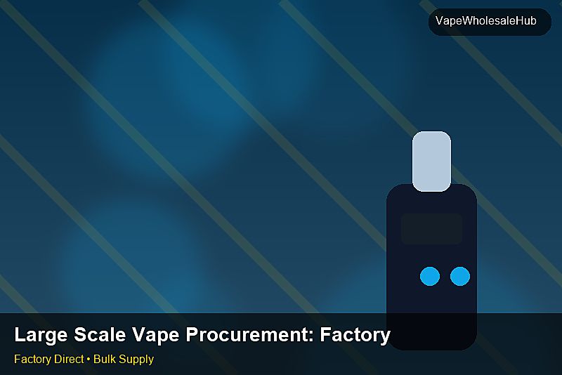Large Scale Vape Procurement — Large Scale Vape Procurement: Factory Direct Quote | 2026 Edition photo 2